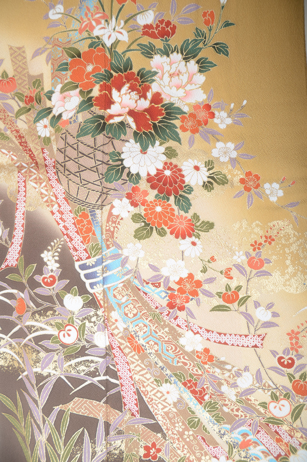 Long-sleeved kimono 6 items set / Furisode / FK#1-675