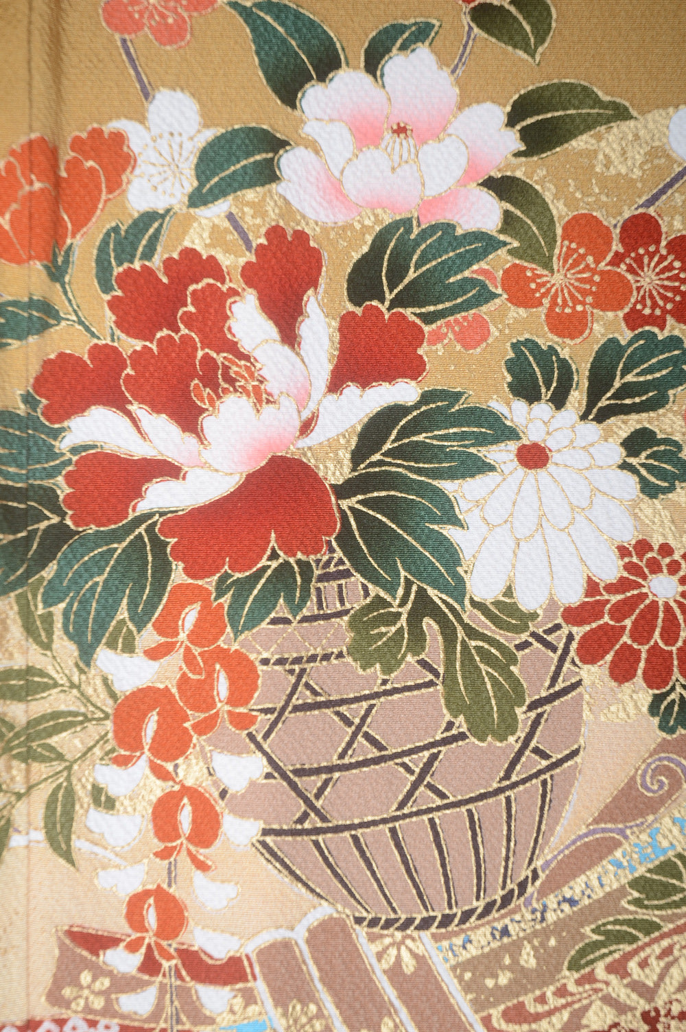 Long-sleeved kimono 6 items set / Furisode / FK#1-675