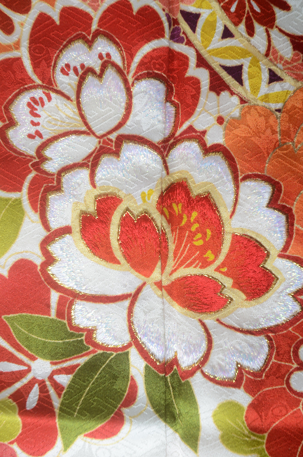 Long-sleeved kimono 6 items set / Furisode / FK#1-676