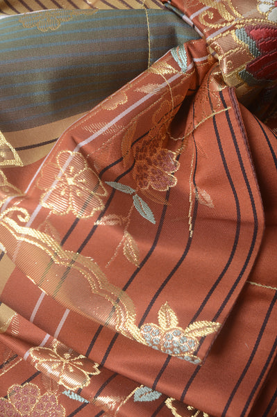 Long-sleeved kimono 6 items set / Furisode / FK#1-676