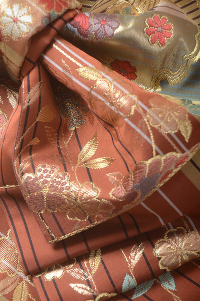 Long-sleeved kimono 6 items set / Furisode / FK#1-676