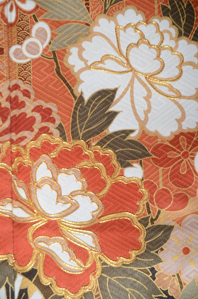 Long-sleeved kimono 6 items set / Furisode / FK#1-677