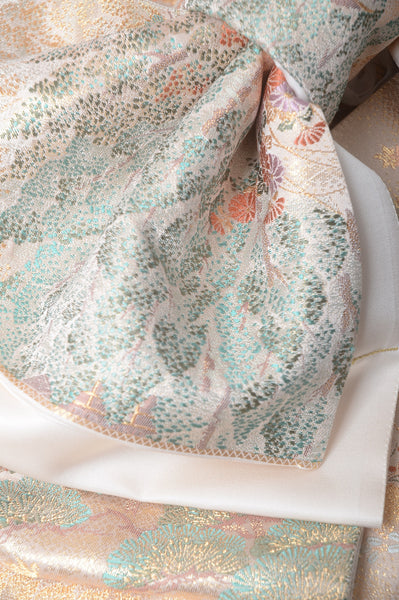 Long-sleeved kimono 6 items set / Furisode / FK#1-677