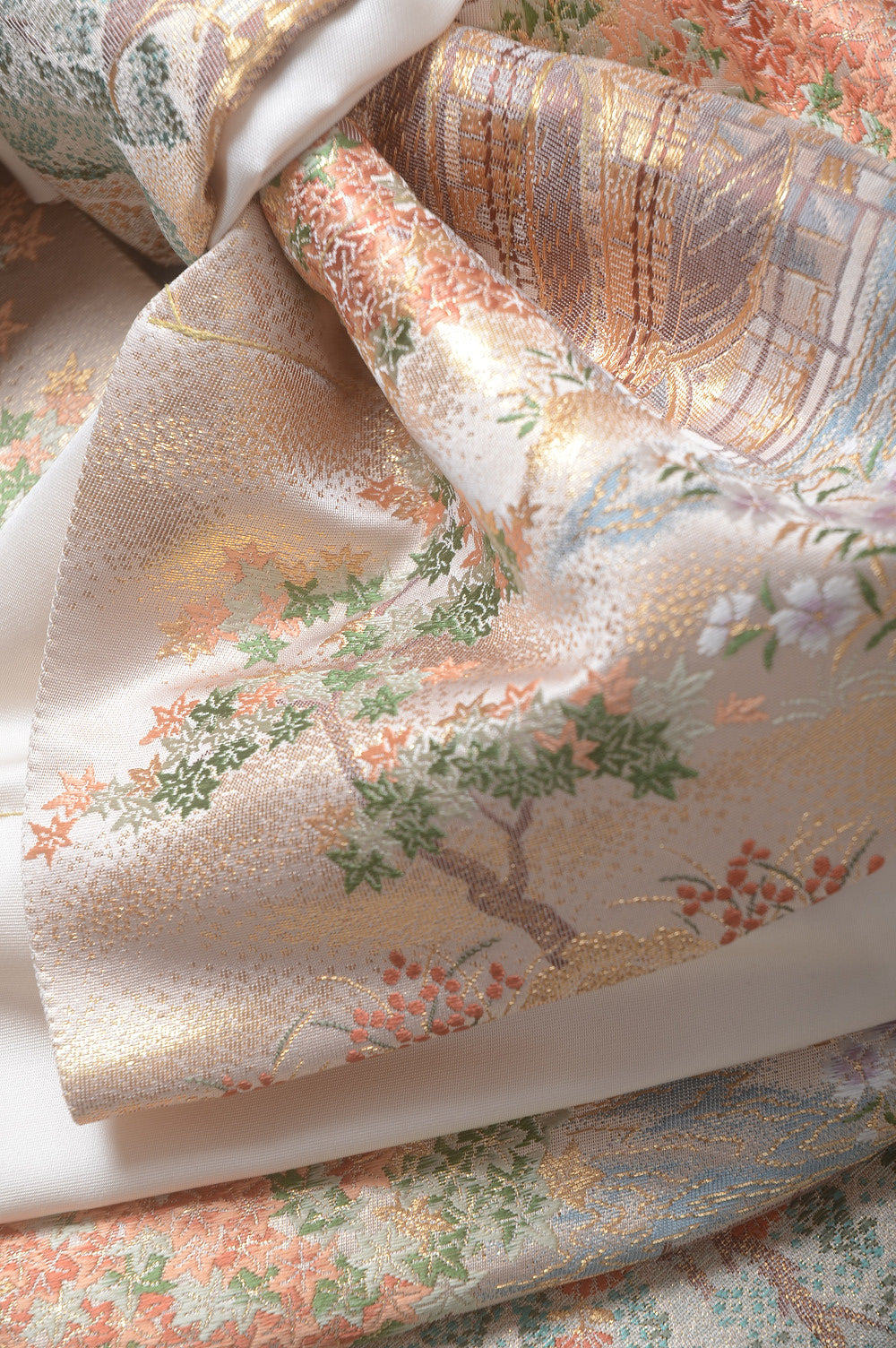 Long-sleeved kimono 6 items set / Furisode / FK#1-677