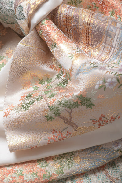 Long-sleeved kimono 6 items set / Furisode / FK#1-677