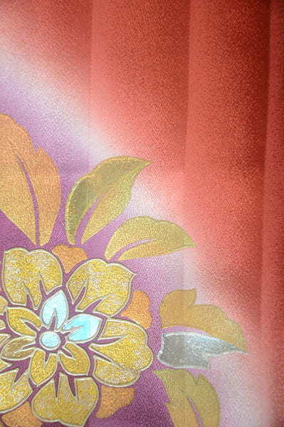 Long-sleeved kimono 6 items set / Furisode / FK#1-553