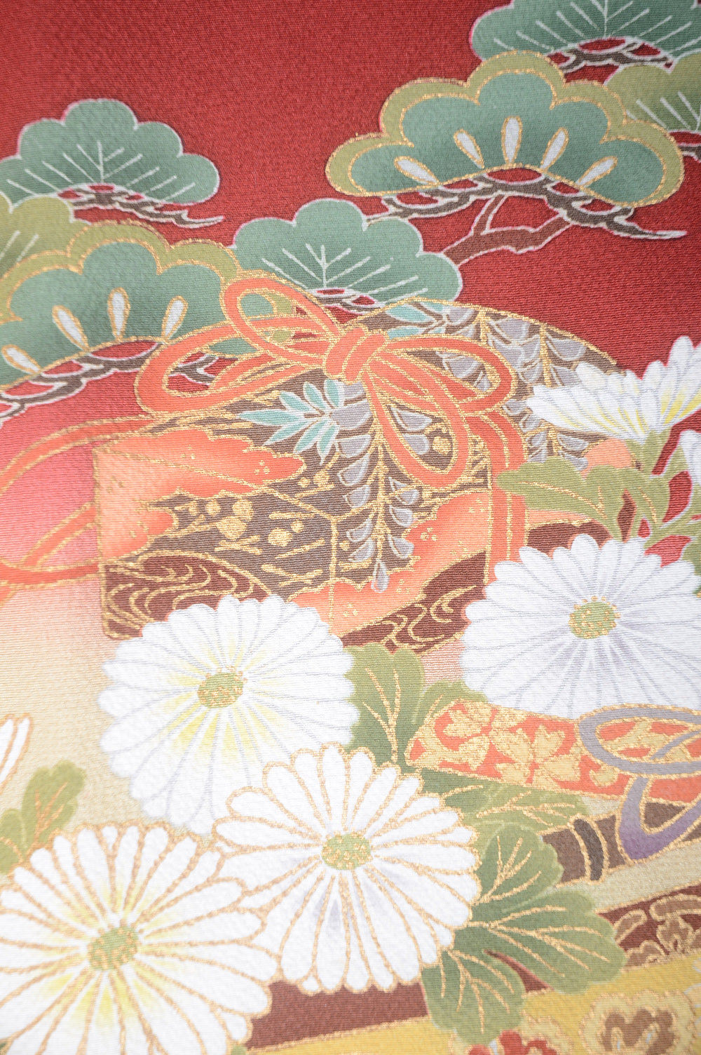 Long-sleeved kimono 6 items set / Furisode / FK#1-679
