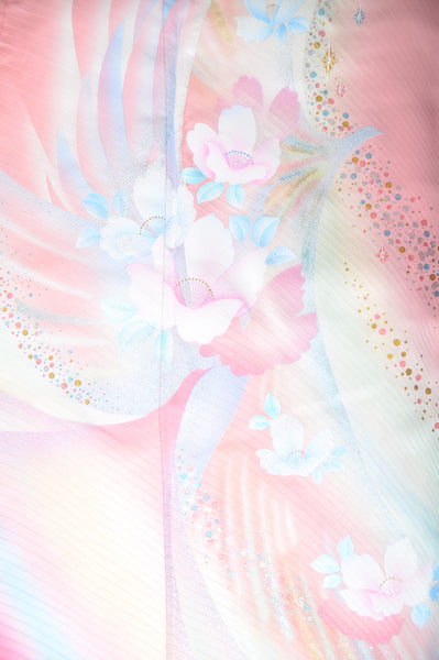 Long-sleeved kimono 6 items set / Furisode / FK#1-680