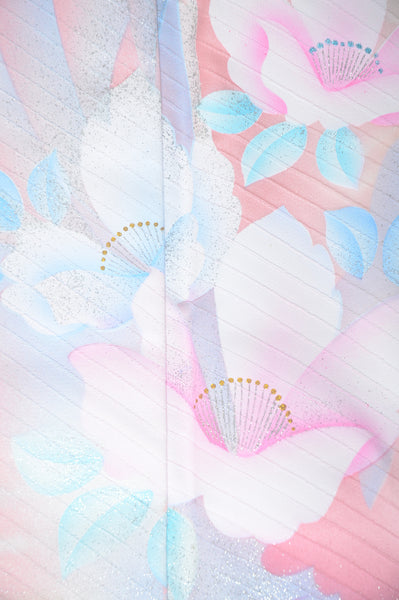 Long-sleeved kimono 6 items set / Furisode / FK#1-680