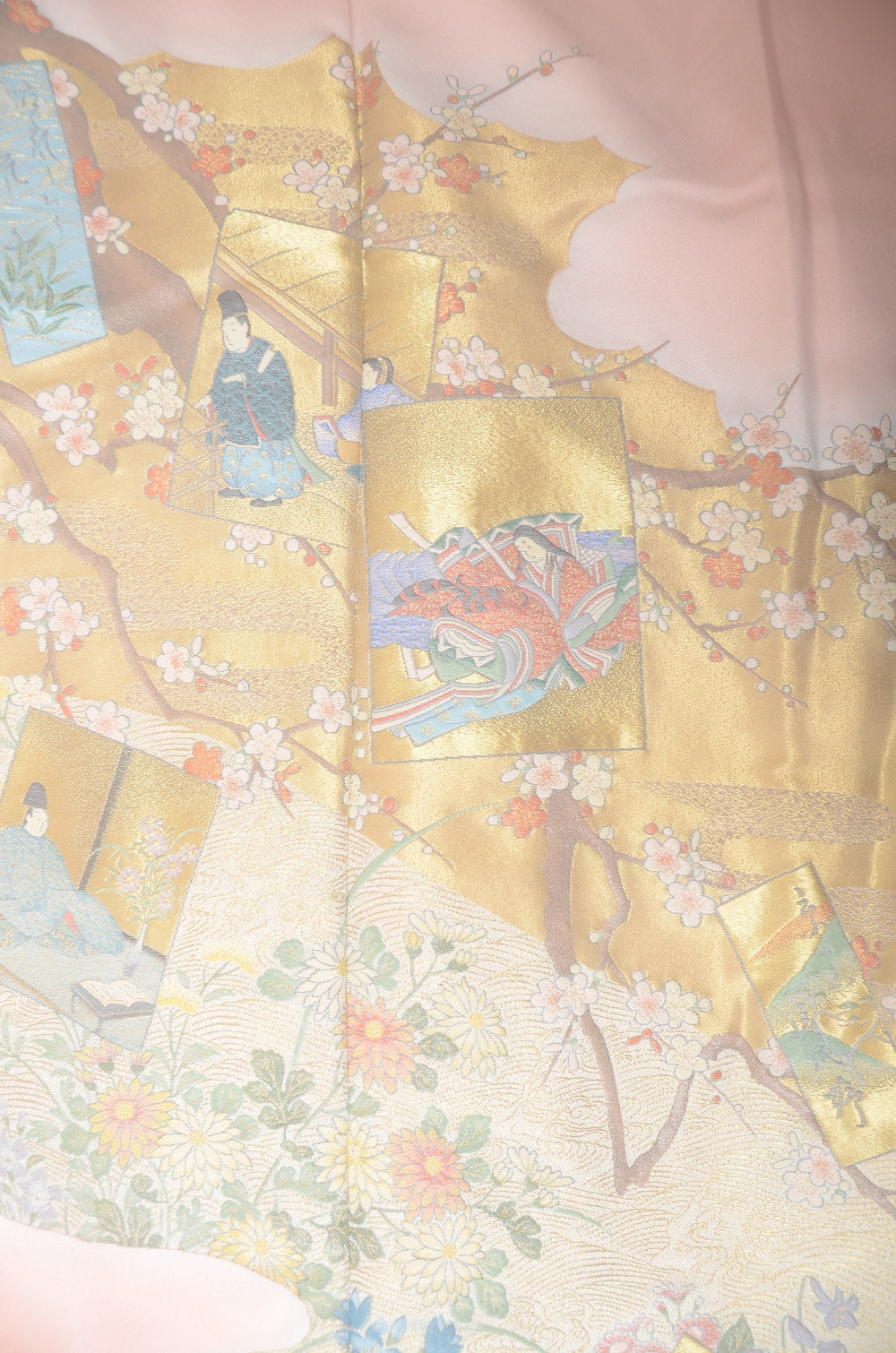Long-sleeved kimono 6 items set / Furisode / FK#1-771