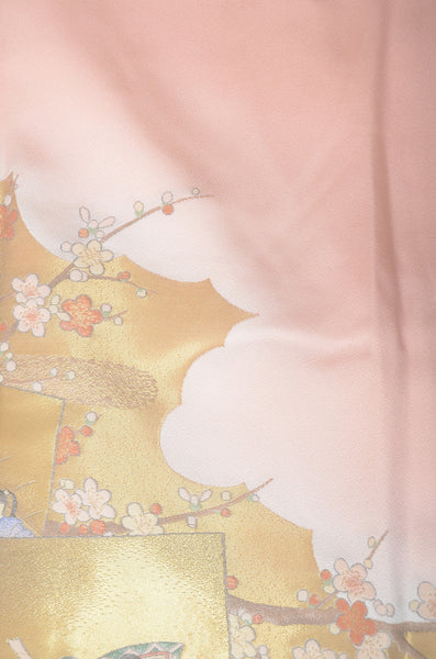 Long-sleeved kimono 6 items set / Furisode / FK#1-771