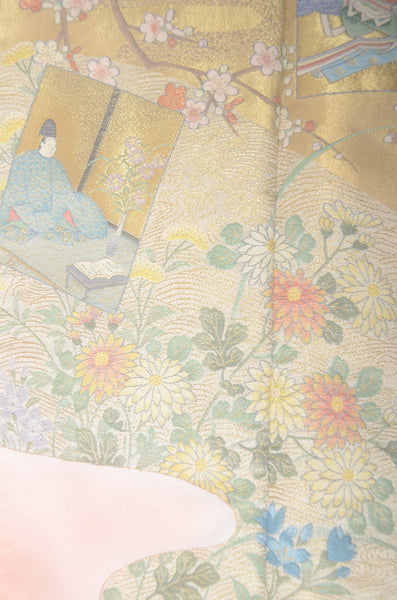 Long-sleeved kimono 6 items set / Furisode / FK#1-771