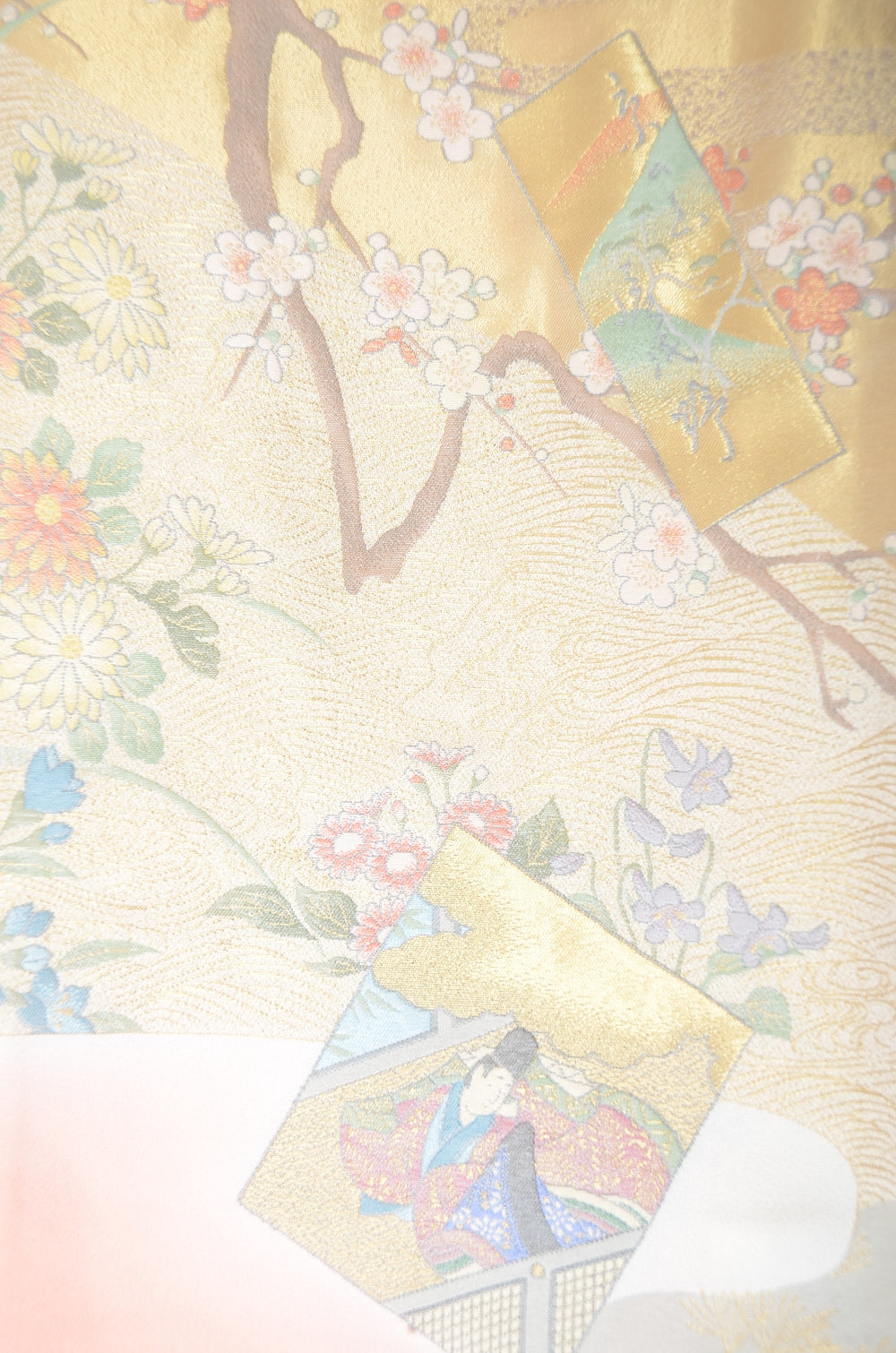 Long-sleeved kimono 6 items set / Furisode / FK#1-771
