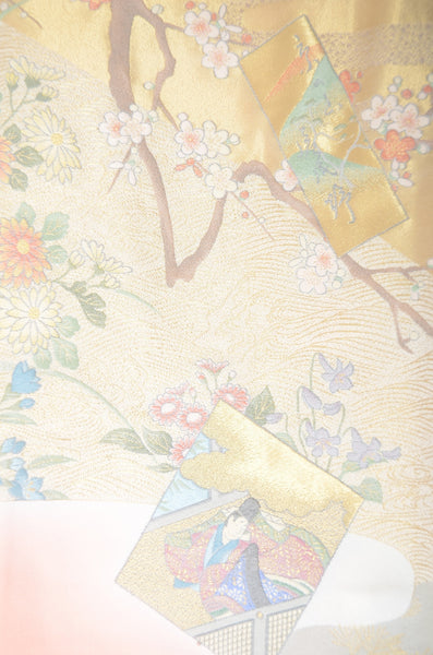 Long-sleeved kimono 6 items set / Furisode / FK#1-771