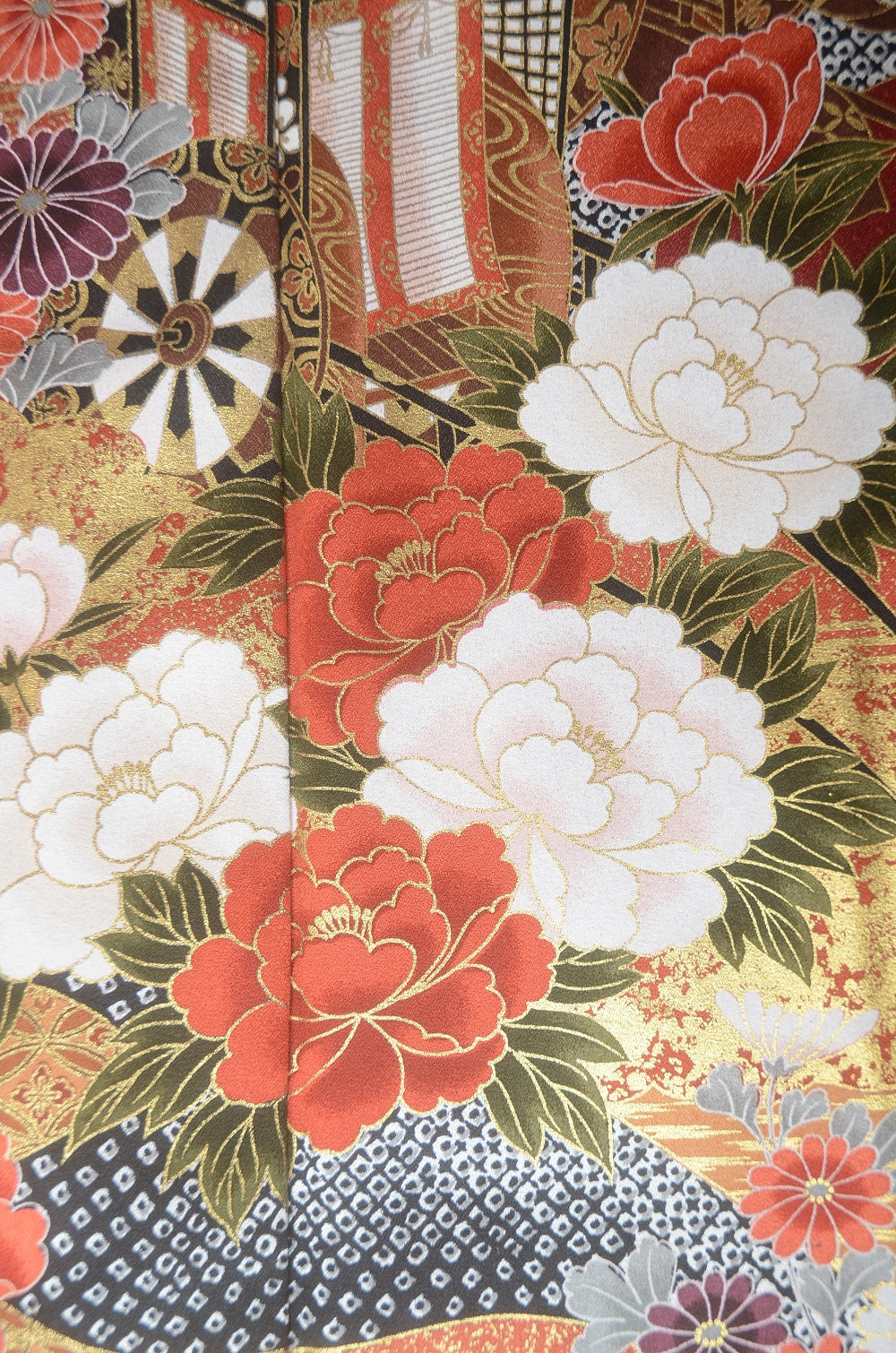 Long-sleeved kimono 6 items set / Furisode / FK#1-775