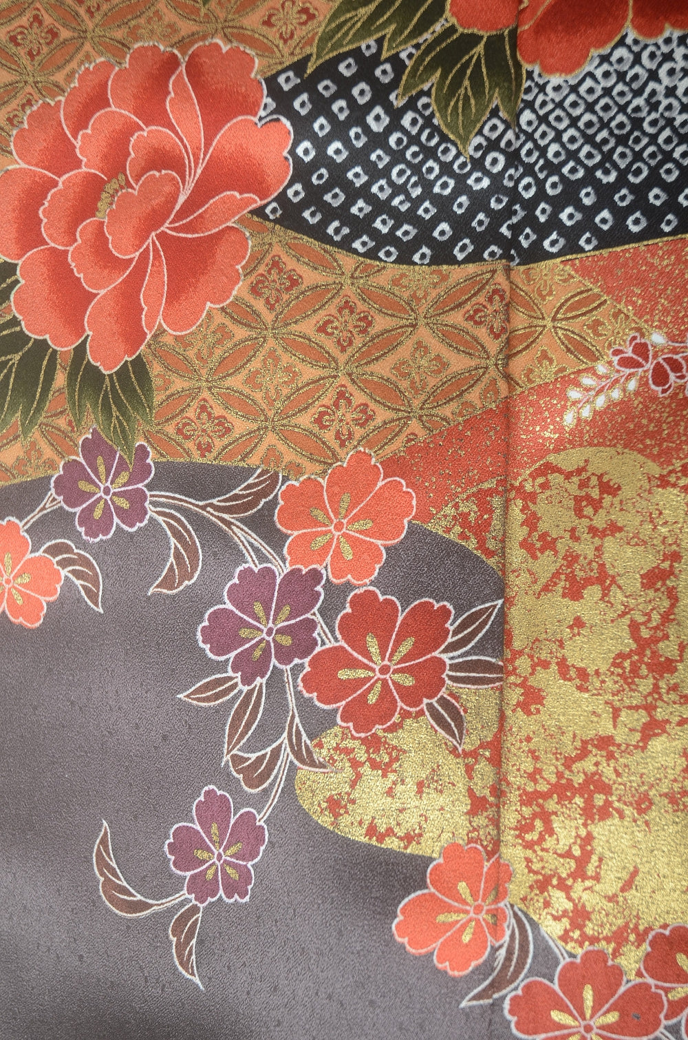 Long-sleeved kimono 6 items set / Furisode / FK#1-775