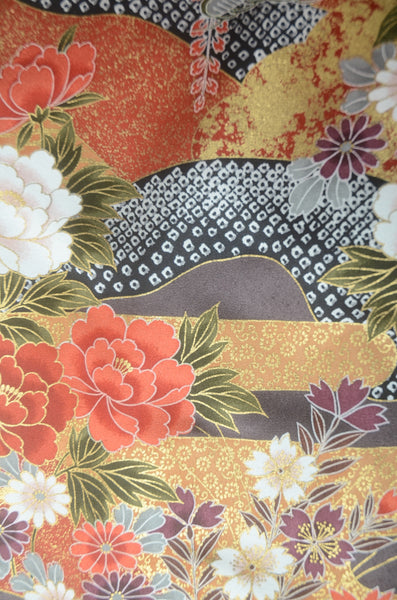 Long-sleeved kimono 6 items set / Furisode / FK#1-775