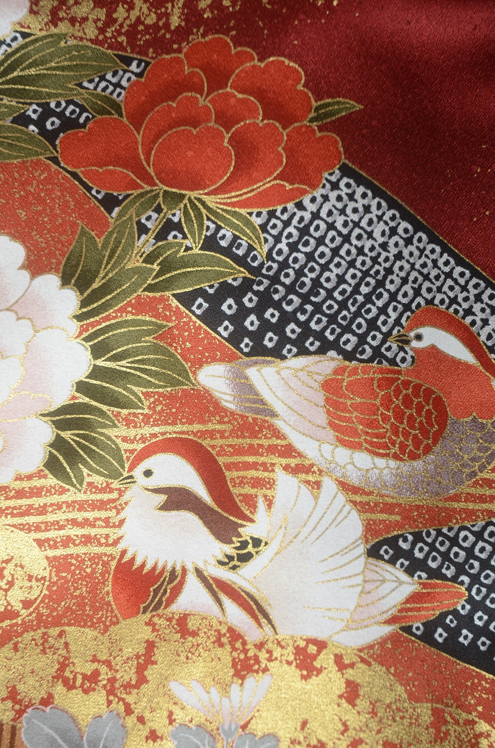 Long-sleeved kimono 6 items set / Furisode / FK#1-775