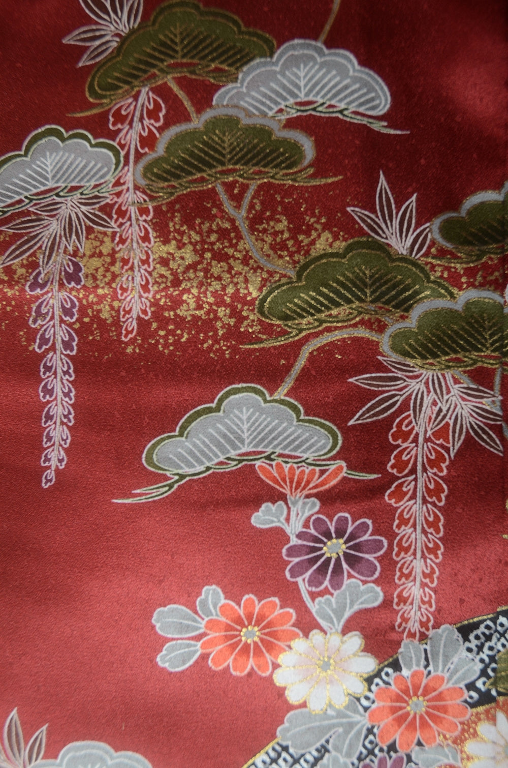 Long-sleeved kimono 6 items set / Furisode / FK#1-775