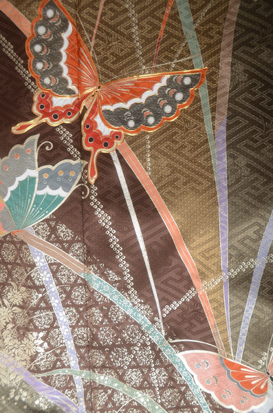 Long-sleeved kimono 6 items set / Furisode / FK#1-776