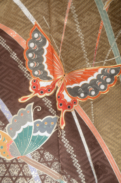 Long-sleeved kimono 6 items set / Furisode / FK#1-776