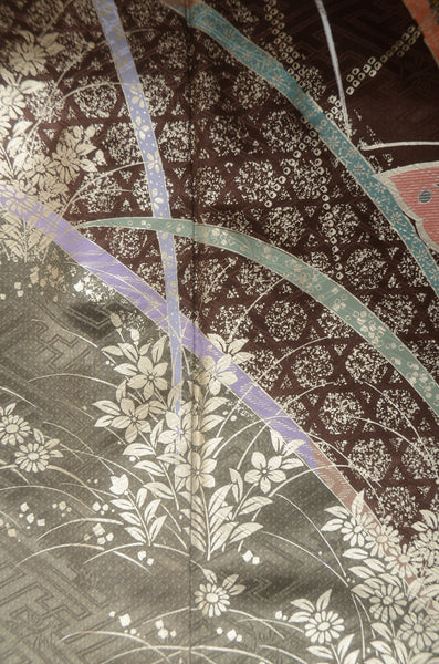 Long-sleeved kimono 6 items set / Furisode / FK#1-776