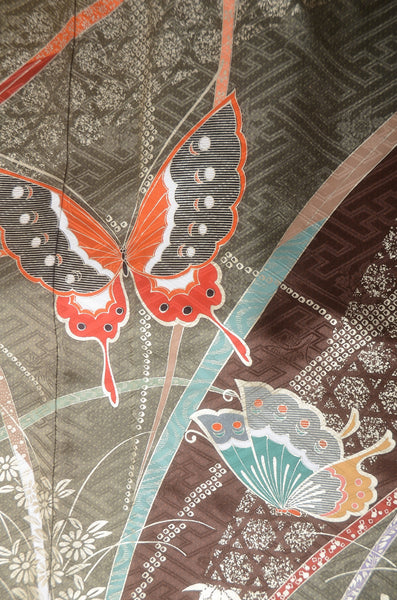 Long-sleeved kimono 6 items set / Furisode / FK#1-776