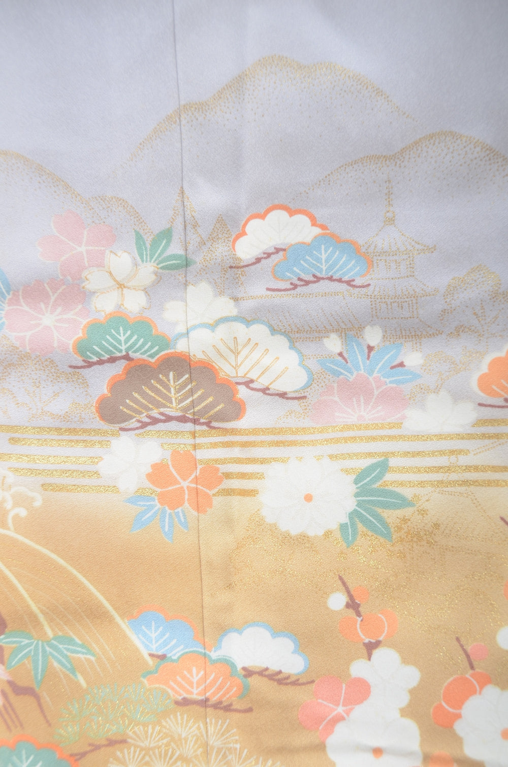 Long-sleeved kimono 6 items set / Furisode / FK#1-778