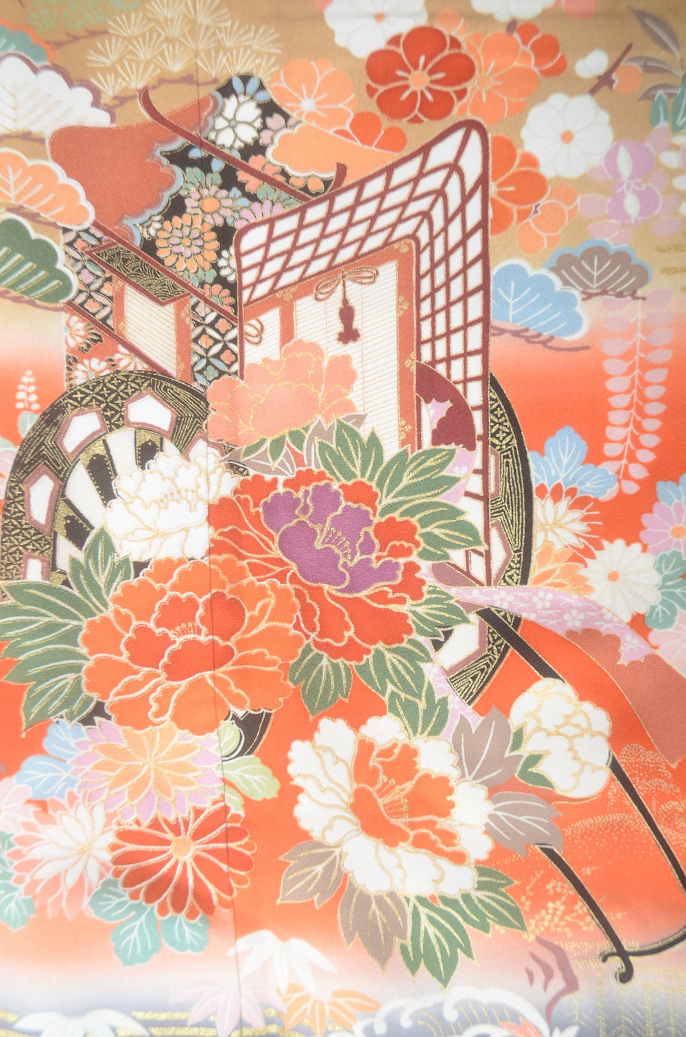 Long-sleeved kimono 6 items set / Furisode / FK#1-778