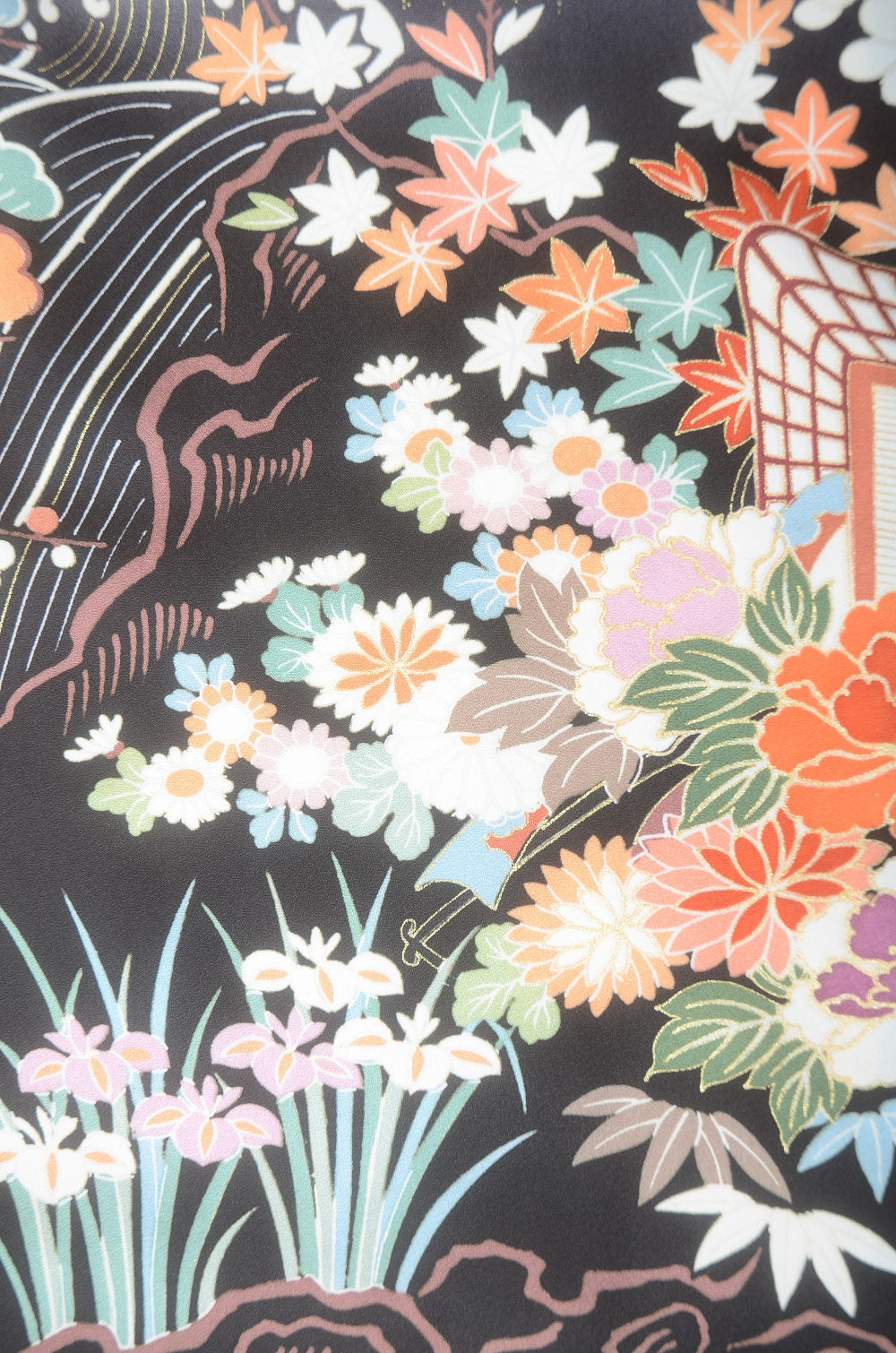 Long-sleeved kimono 6 items set / Furisode / FK#1-778