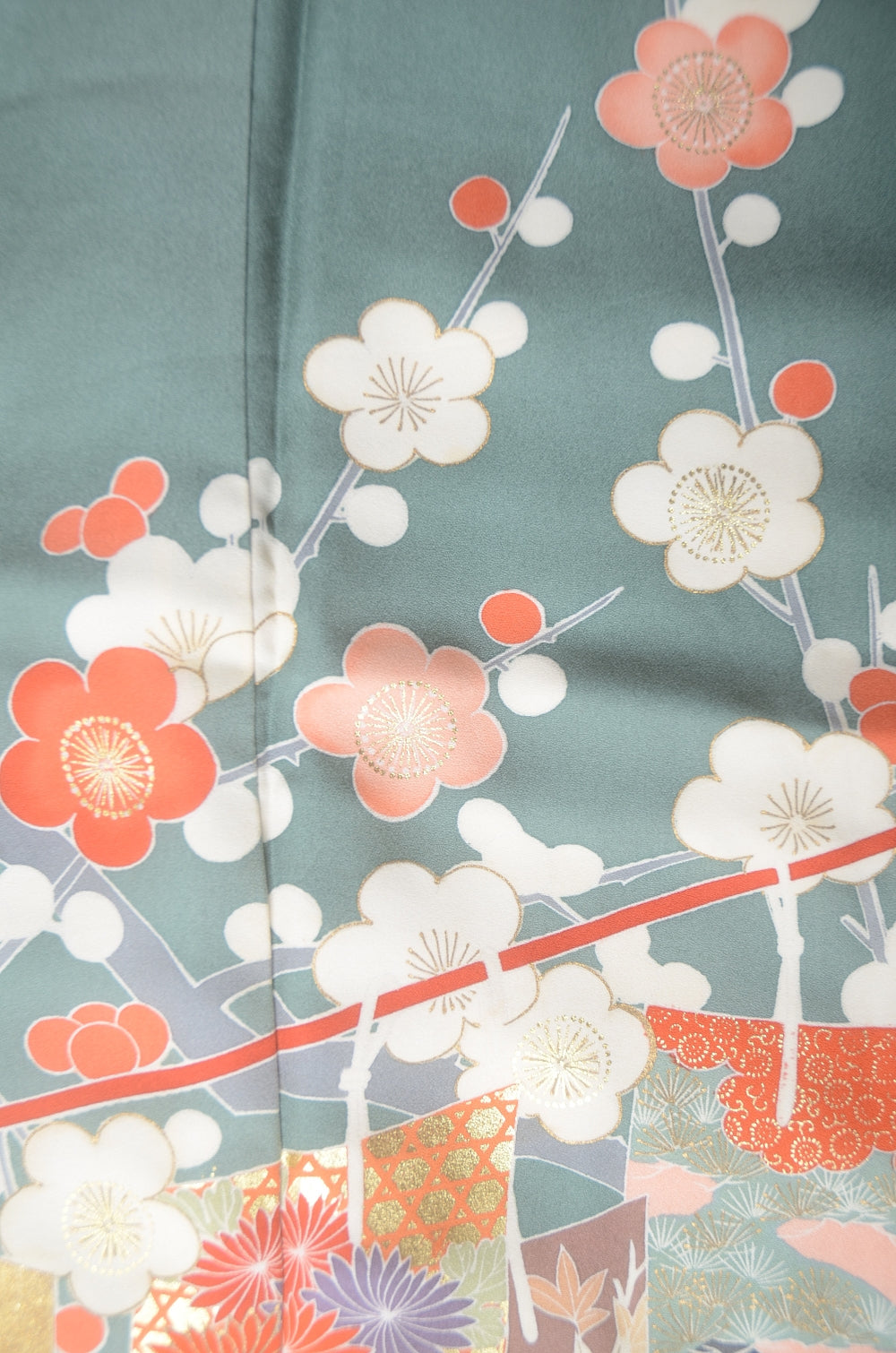 Long-sleeved kimono 6 items set / Furisode / FK#1-779
