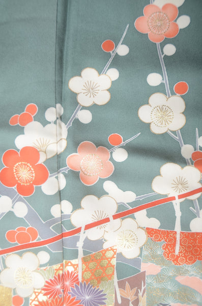 Long-sleeved kimono 6 items set / Furisode / FK#1-779