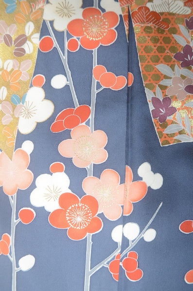 Long-sleeved kimono 6 items set / Furisode / FK#1-779