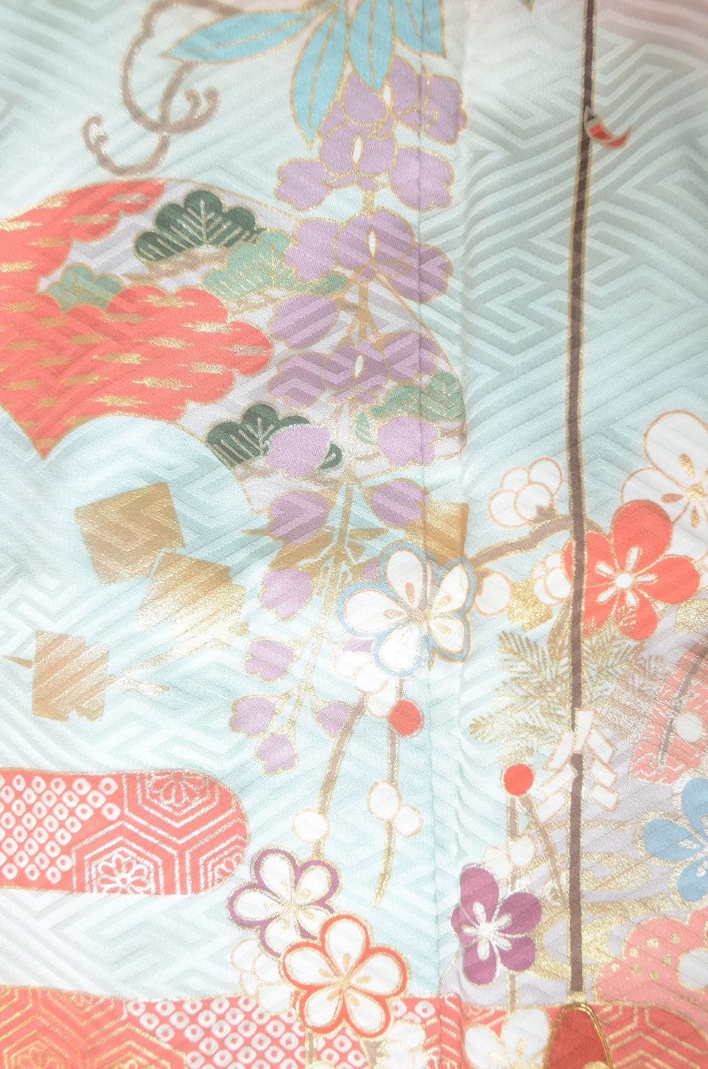 Long-sleeved kimono 6 items set / Furisode / FK#1-782