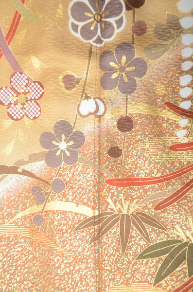 Long-sleeved kimono 6 items set / Furisode / FK#1-783