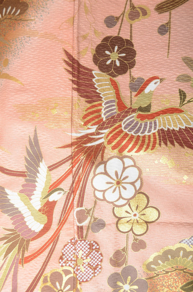 Long-sleeved kimono 6 items set / Furisode / FK#1-783