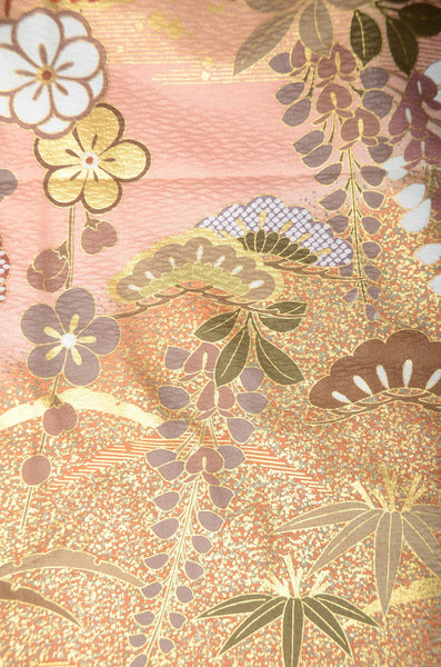 Long-sleeved kimono 6 items set / Furisode / FK#1-783