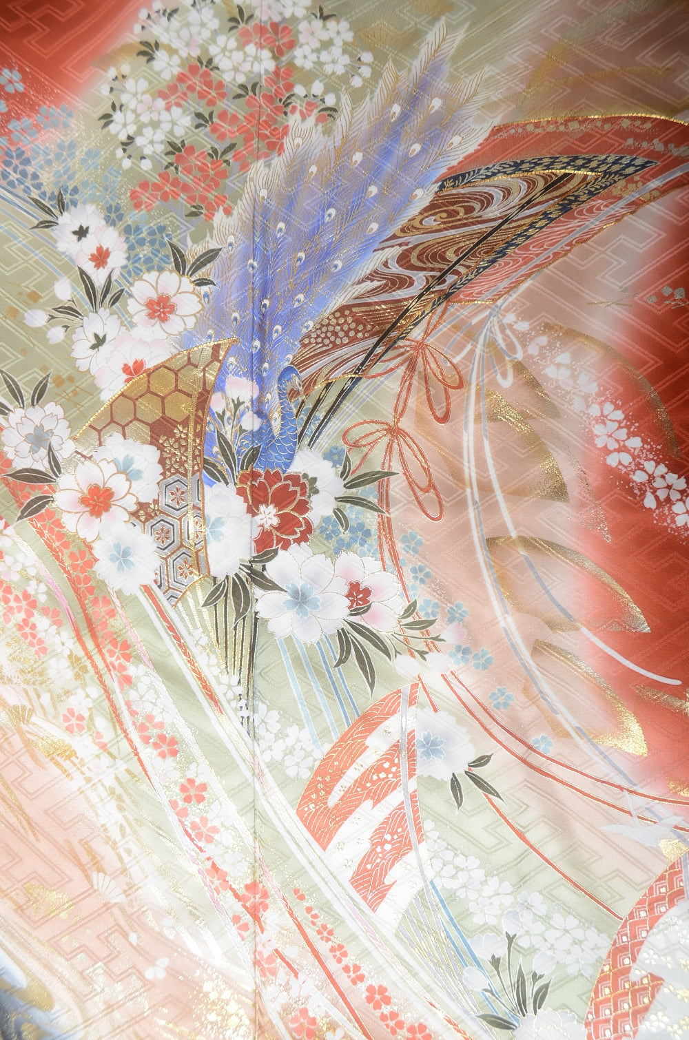 Long-sleeved kimono 6 items set / Furisode / FK#1-784