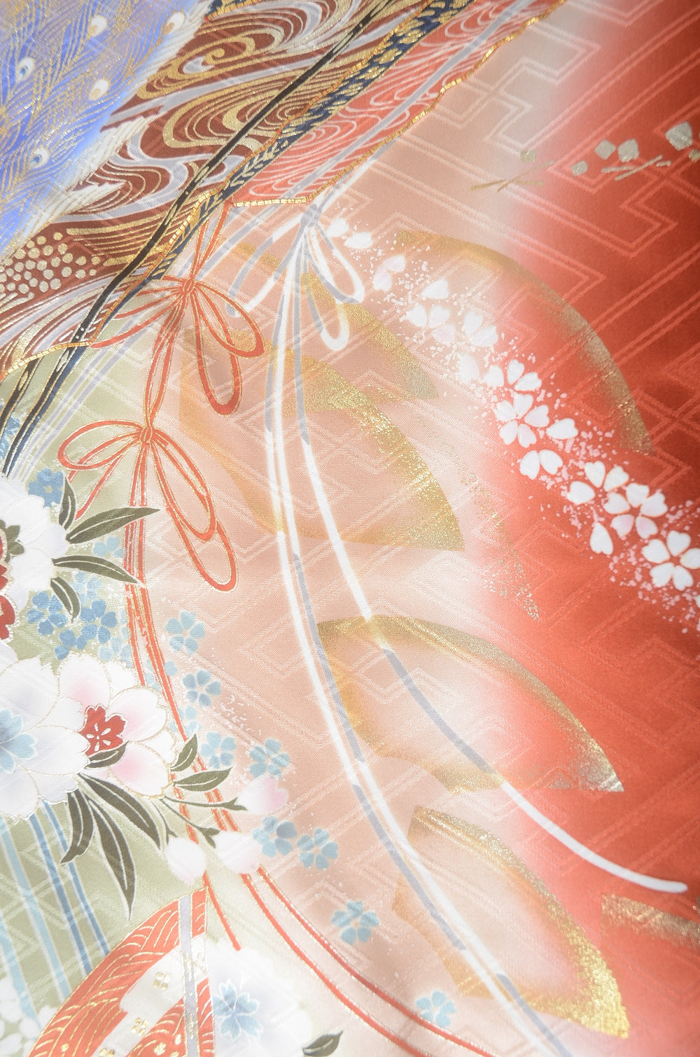 Long-sleeved kimono 6 items set / Furisode / FK#1-784