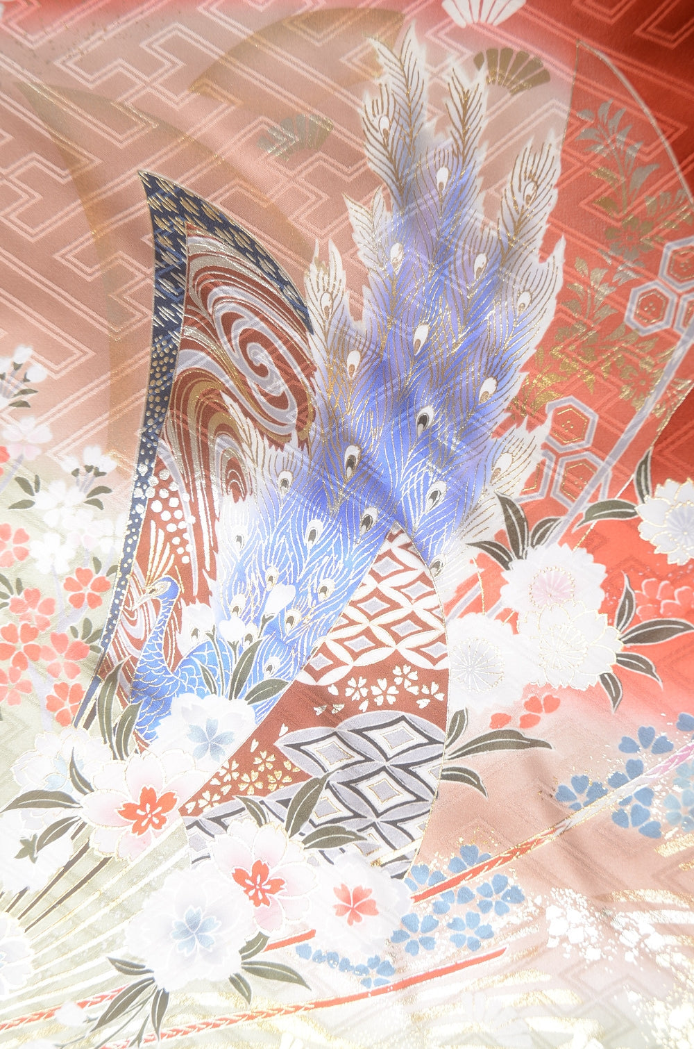 Long-sleeved kimono 6 items set / Furisode / FK#1-784