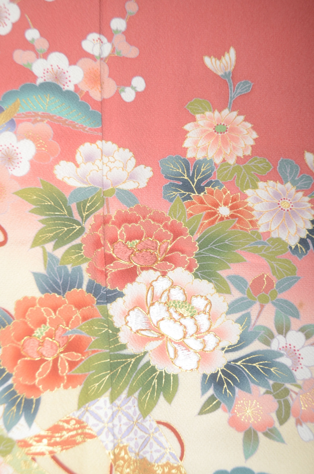 Long-sleeved kimono 6 items set / Furisode / FK#1-787