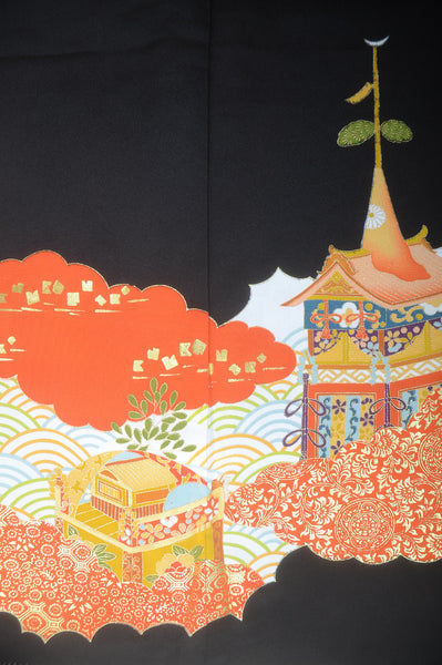 Japanese kimono 6 items set / BK#705