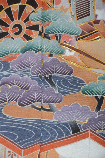 Japanese kimono 6 items set / BK#711