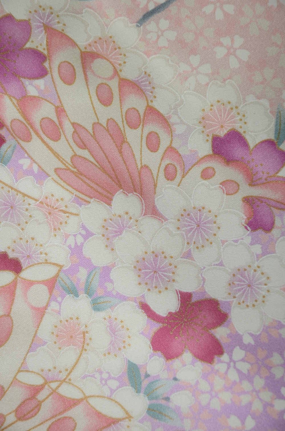 Long-sleeved kimono 6 items set / Furisode / FK#1-806