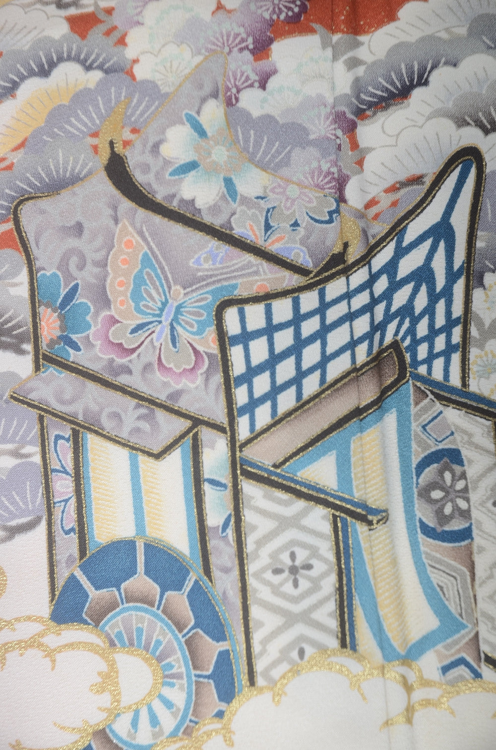 Long-sleeved kimono 6 items set / Furisode / FK#1-815