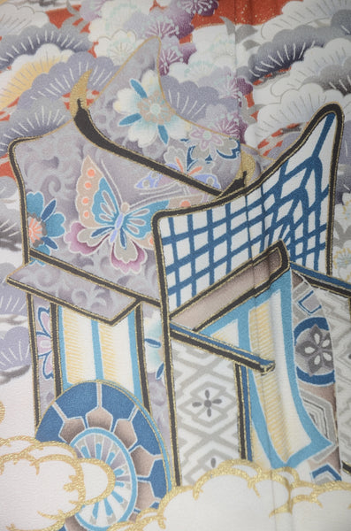 Long-sleeved kimono 6 items set / Furisode / FK#1-815