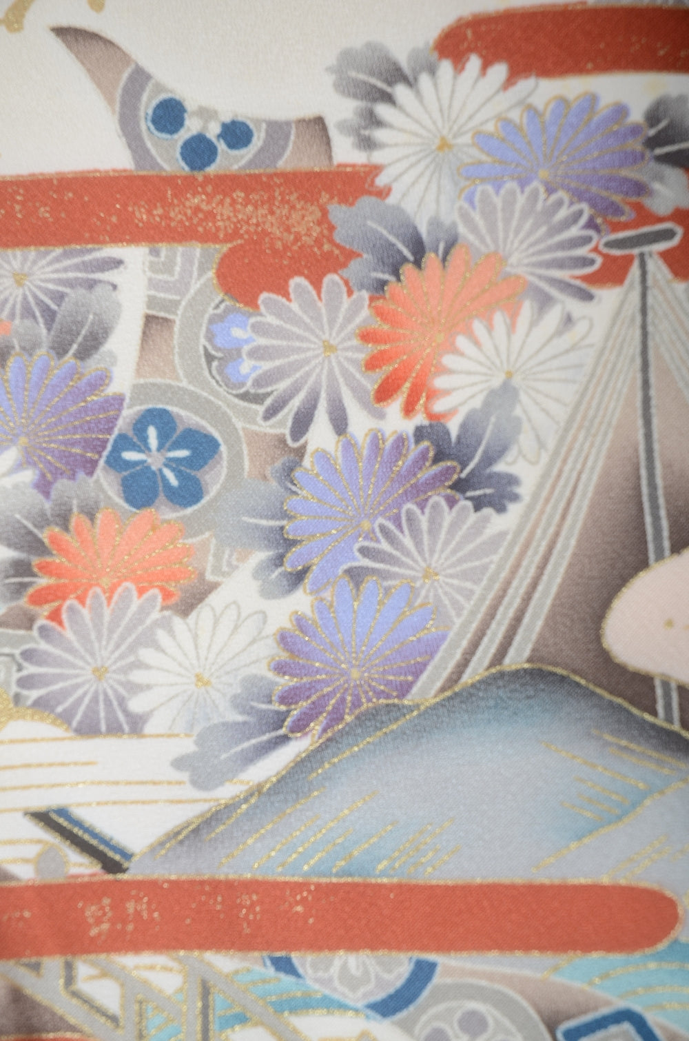 Long-sleeved kimono 6 items set / Furisode / FK#1-815