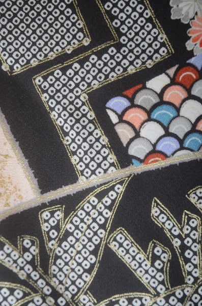 Long-sleeved kimono 6 items set / Furisode / FK#1-815