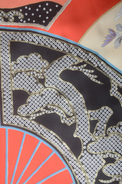 Long-sleeved kimono 6 items set / Furisode / FK#1-815