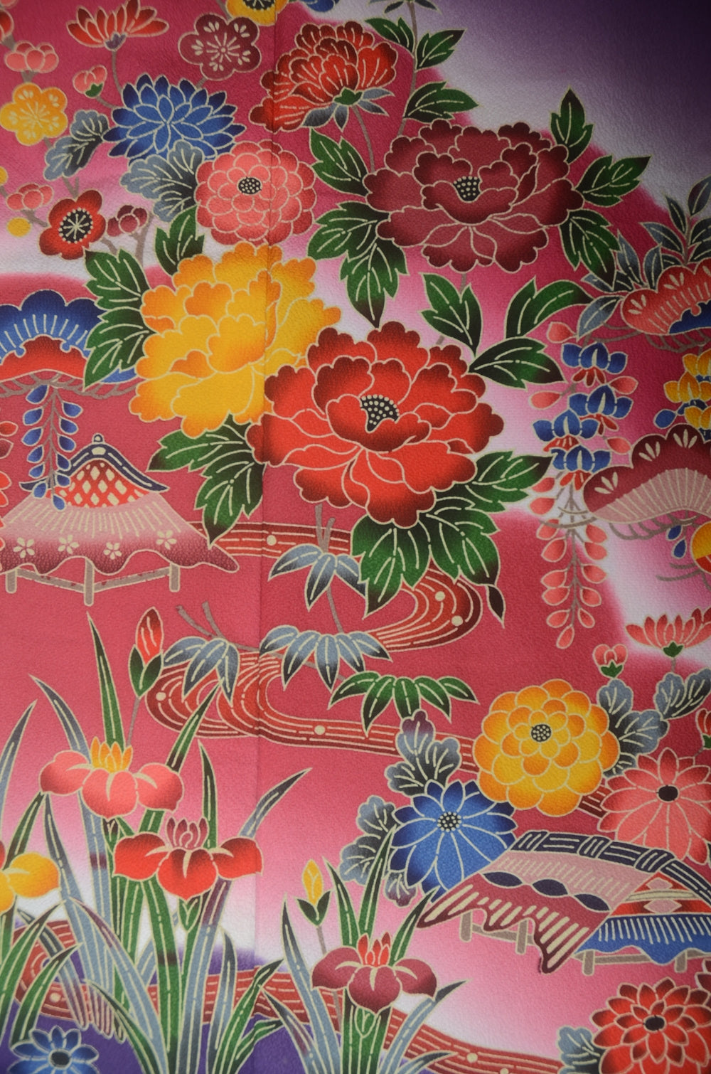 Long-sleeved kimono 6 items set / Furisode / FK#1-816